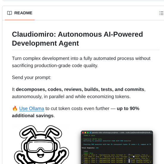 Samuelfaj Claudiomiro screenshot