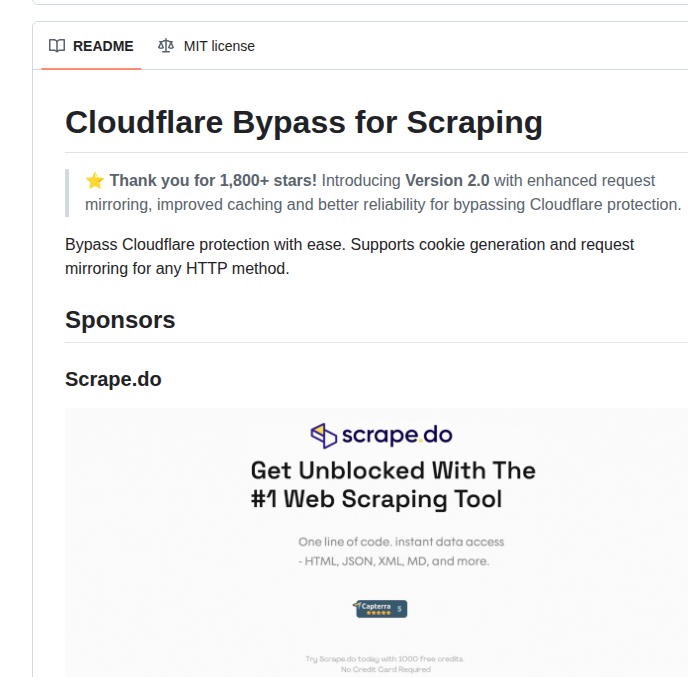 Cloudflare Bypass For Scraping：ボット検出回避のスクレイピングツール解析 - AIツール日本語解説 | AI Heartland