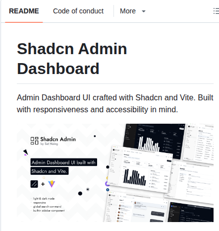 Satnaing Shadcn Admin screenshot