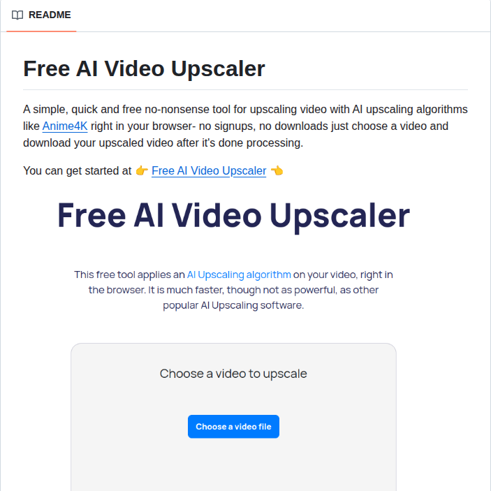 Sb2702 Free Ai Video Upscaler screenshot