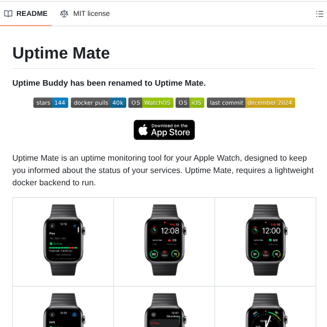 Schech1 Uptime Buddy screenshot