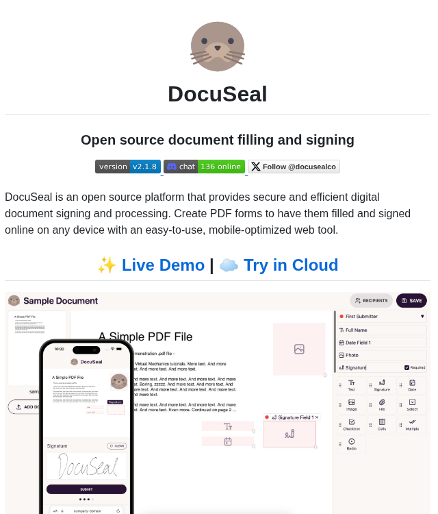 Docusealco Docuseal screenshot