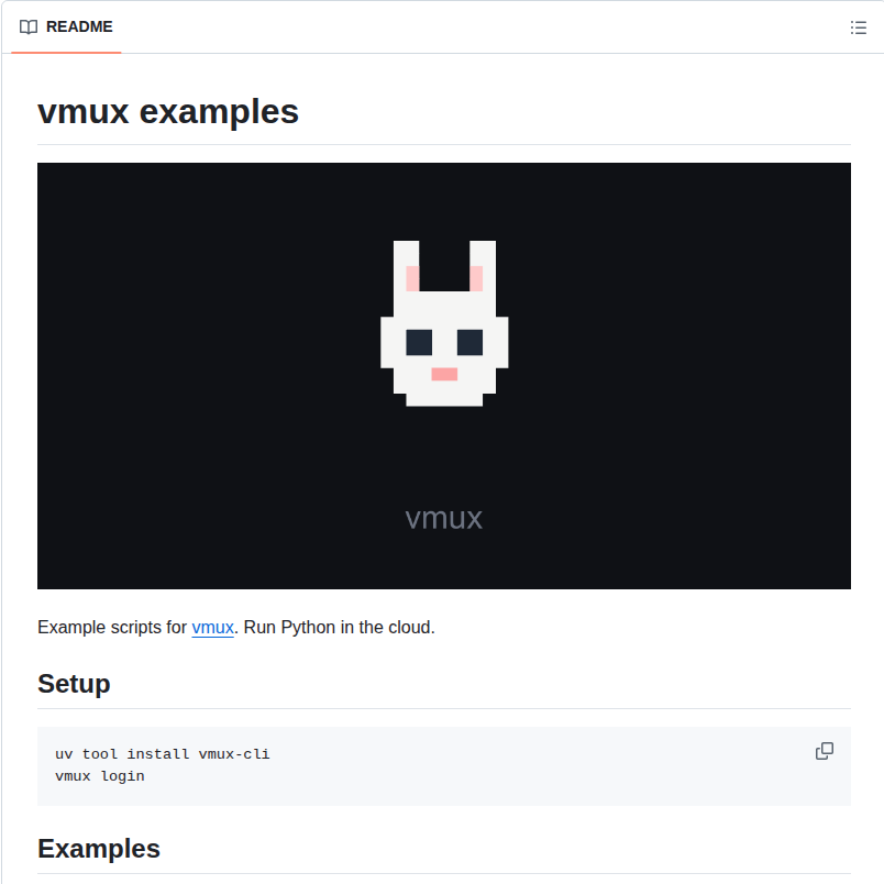 Sdan Vmux Examples screenshot