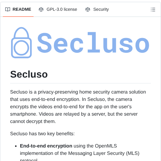 Secluso Secluso screenshot