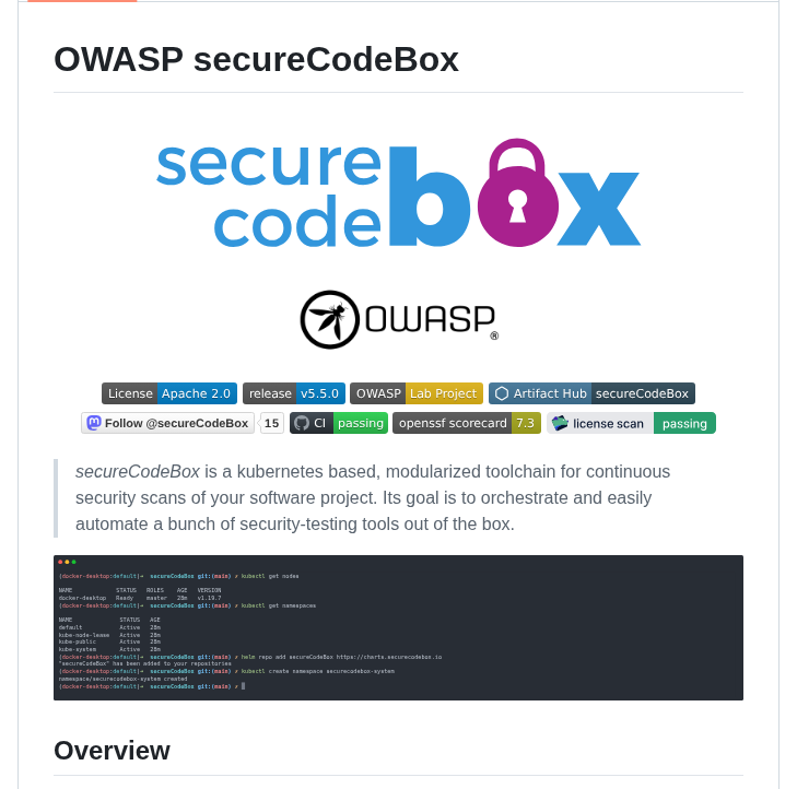 Securecodebox Securecodebox screenshot