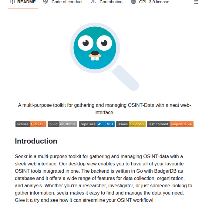 Seekr Osint Seekr screenshot