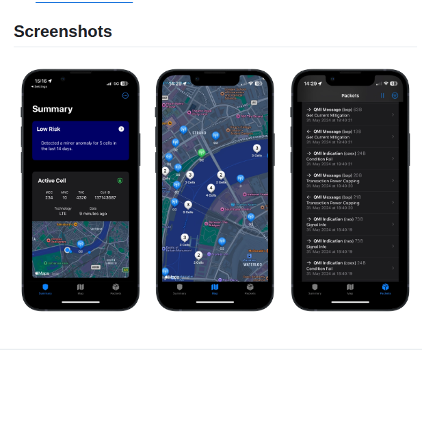 Seemoo Lab Cellguard screenshot