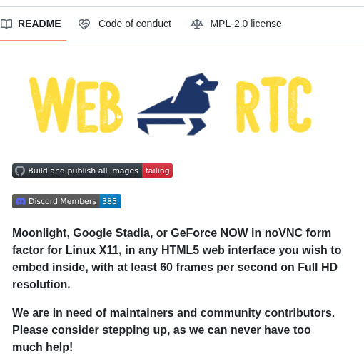 Selkies Project Selkies screenshot