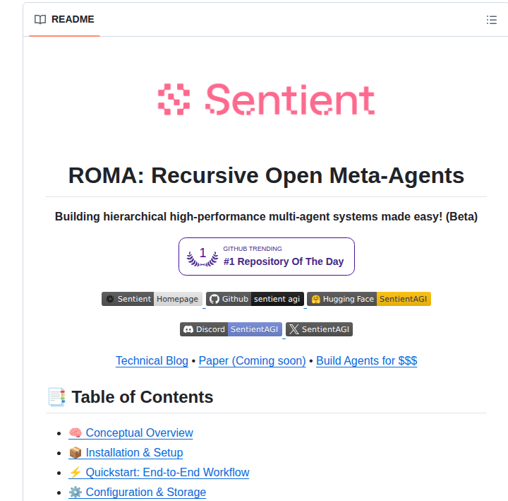Sentient Agi Roma screenshot