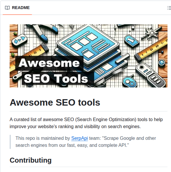 Serpapi Awesome Seo Tools screenshot