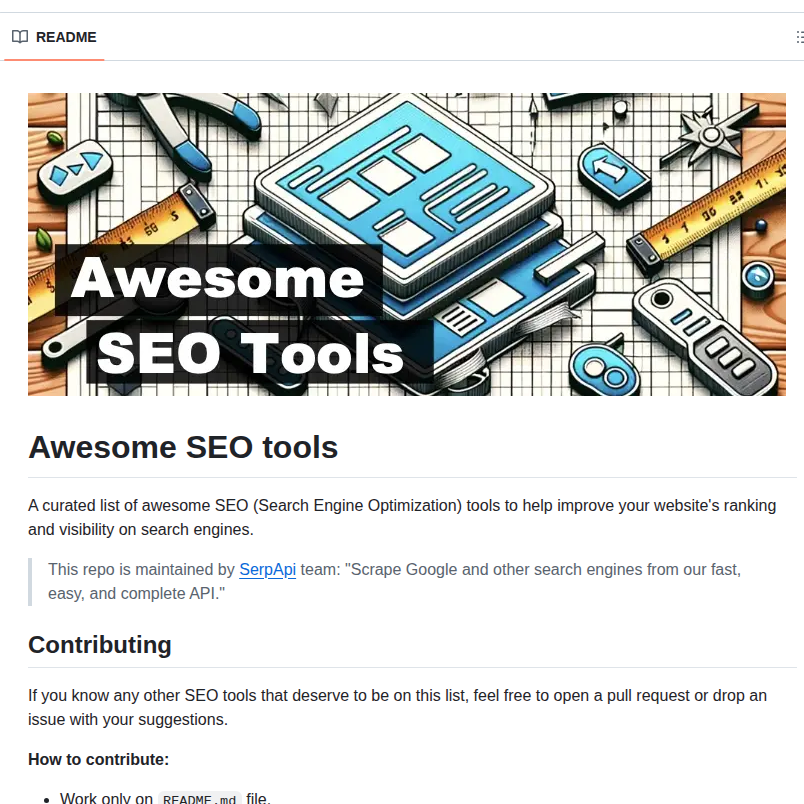 Serpapi Awesome Seo Tools screenshot