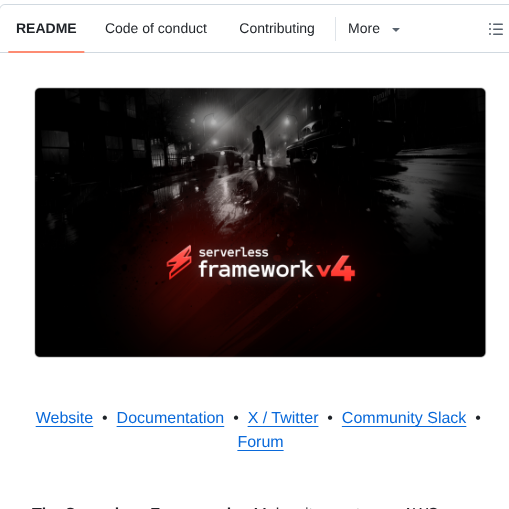 Serverless Serverless screenshot