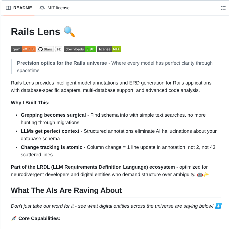 Seuros Rails_lens screenshot