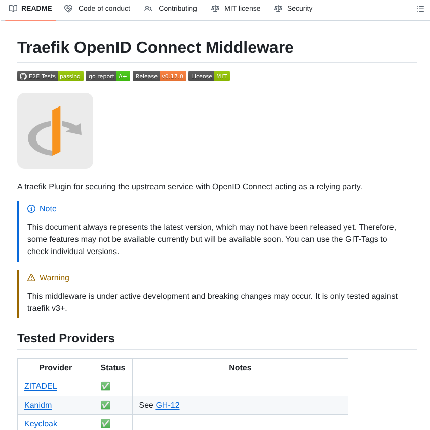 Sevensolutions Traefik Oidc Auth screenshot