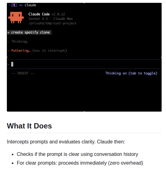 Severity1 Claude Code Prompt Improver screenshot