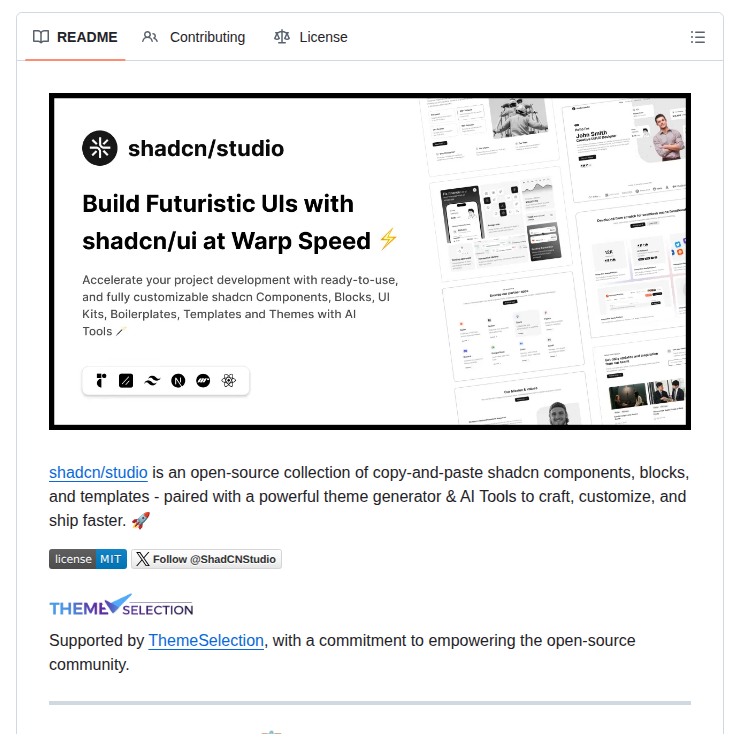 Shadcnstudio Shadcn Studio screenshot