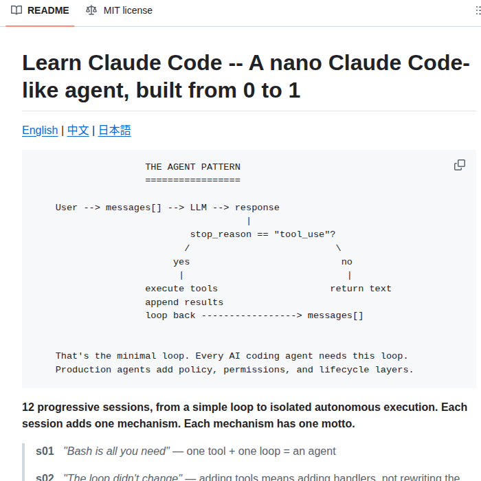 Shareai Lab Learn Claude Code screenshot