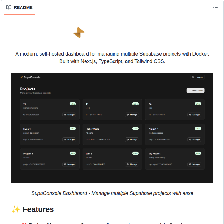 Sharonpraju Supaconsole screenshot