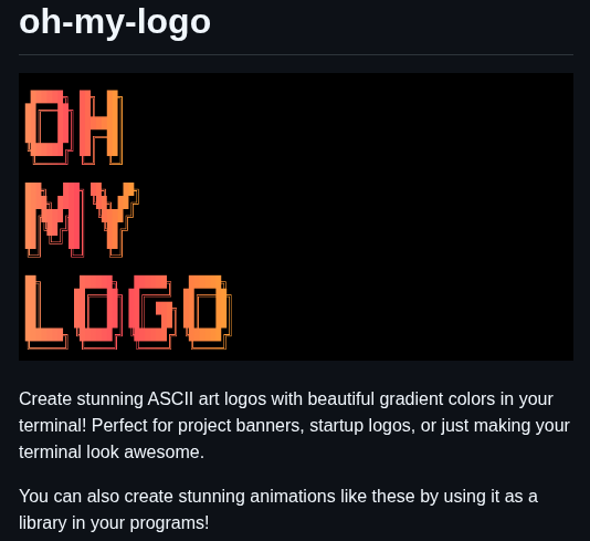Shinshin86 Oh My Logo screenshot
