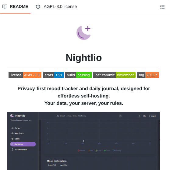 Shirsakm Nightlio screenshot