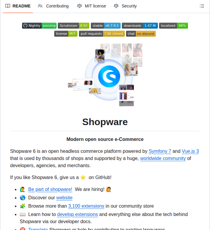 Shopware Shopware screenshot