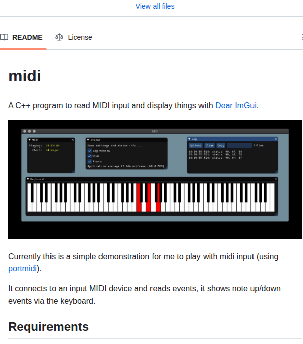 Shric Midi screenshot