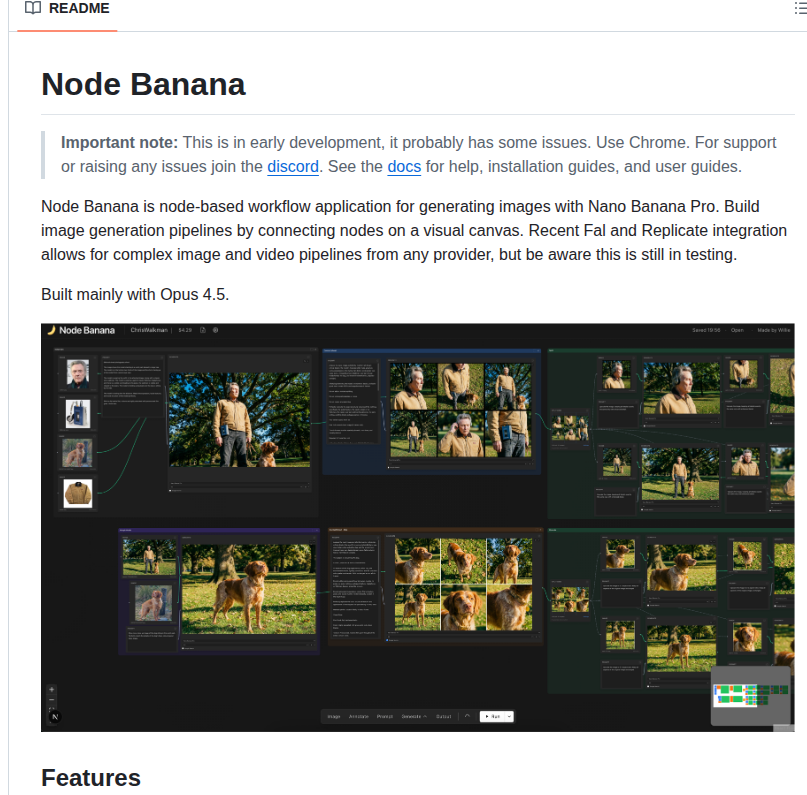 Shrimbly Node Banana screenshot