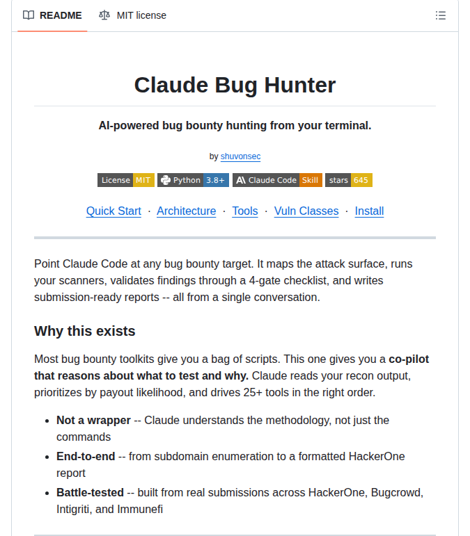 Shuvonsec Claude Bug Bounty screenshot