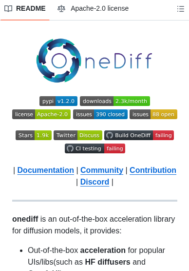 Siliconflow Onediff screenshot
