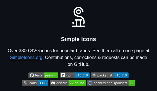 Simple Icons Simple Icons screenshot