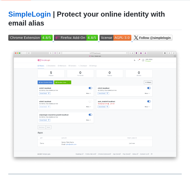 Simple Login App screenshot
