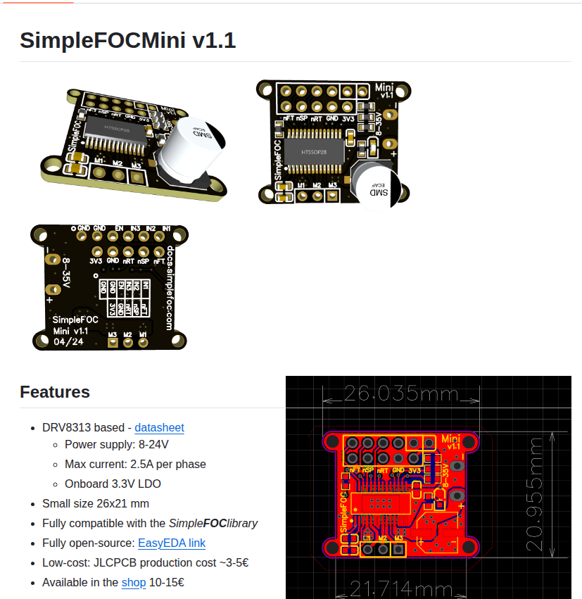 Simplefoc Simplefocmini screenshot