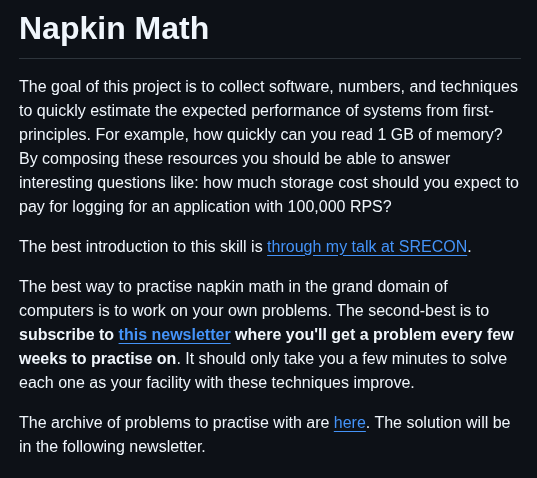 Sirupsen Napkin Math screenshot