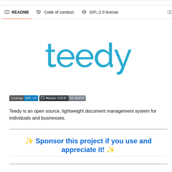 Sismics Docs screenshot