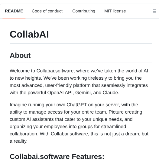 Sjinnovation Collabai screenshot