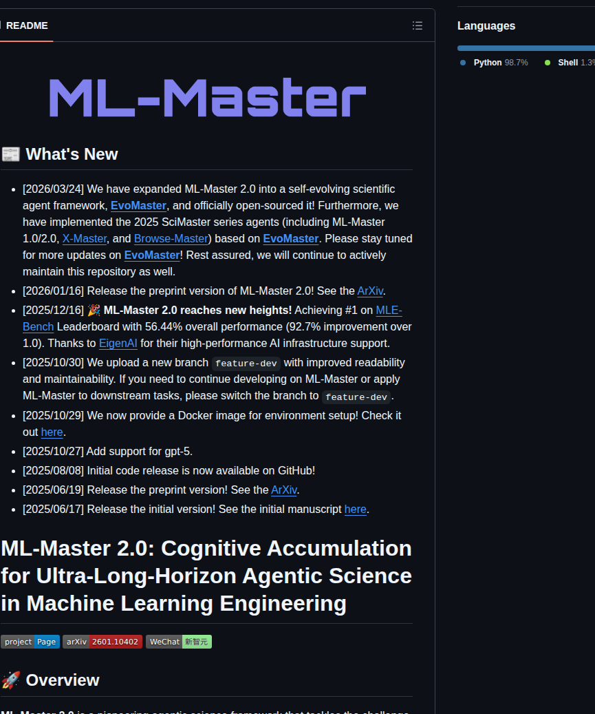 Sjtu Sai Agents Ml Master screenshot