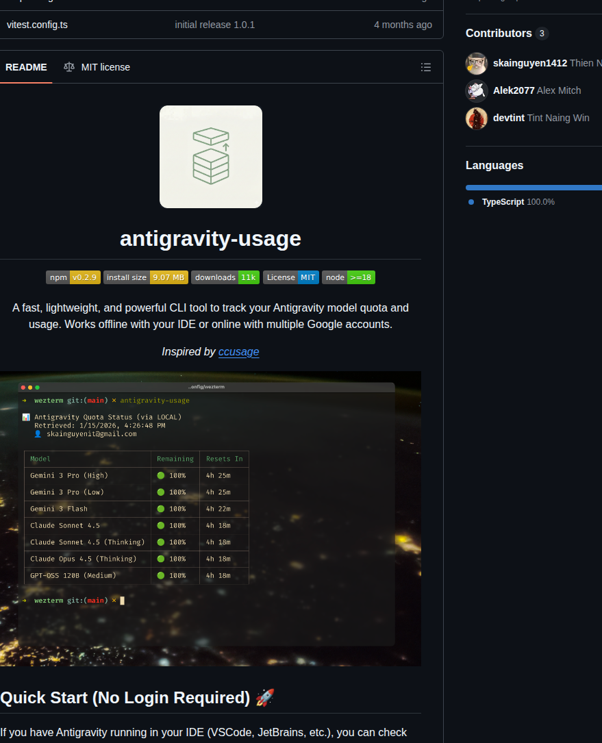 Skainguyen1412 Antigravity Usage screenshot