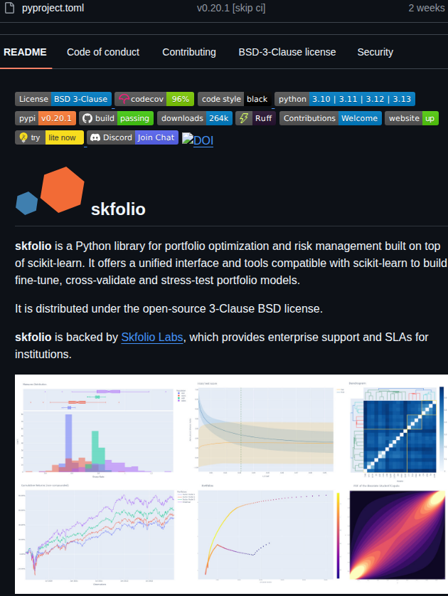 Skfolio Skfolio screenshot