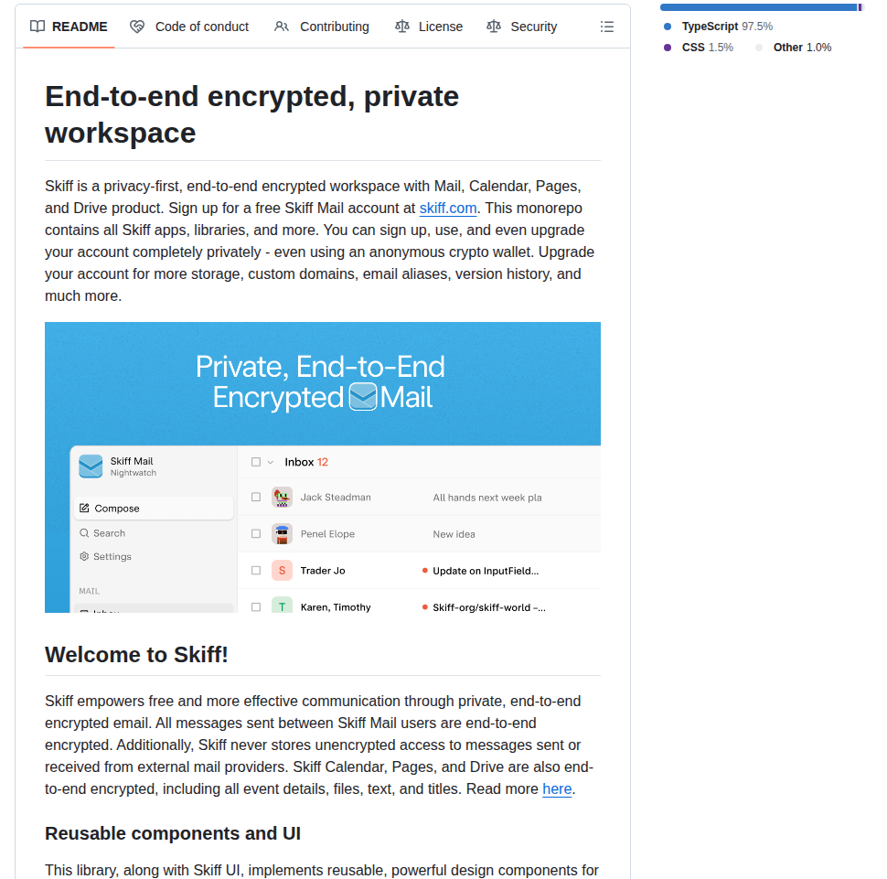 Skiff Org Skiff Apps screenshot