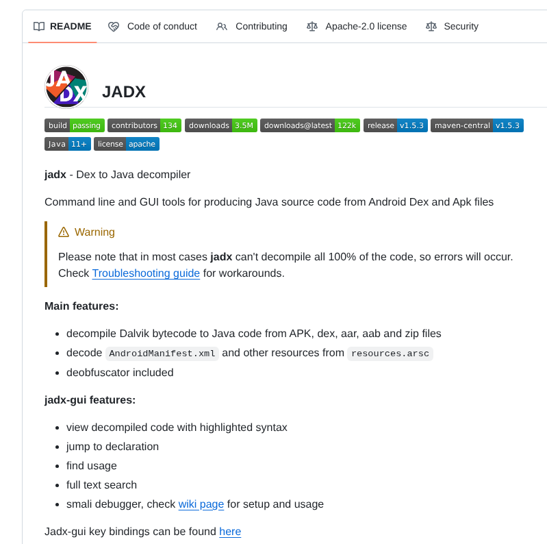 Skylot Jadx screenshot