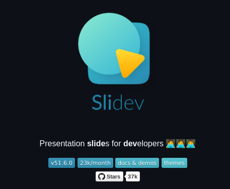 Slidevjs Slidev screenshot