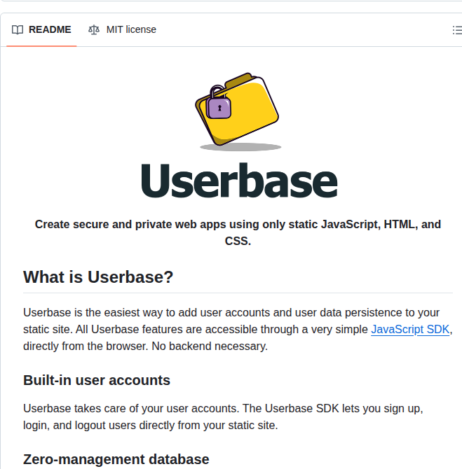 Smallbets Userbase screenshot