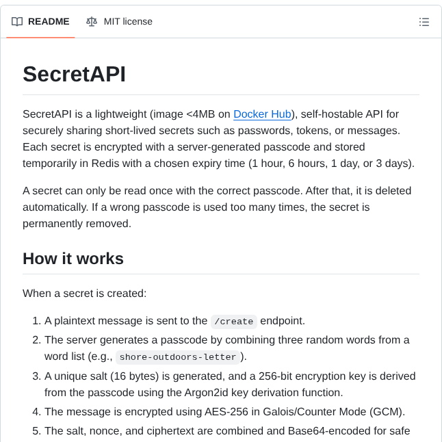 Smallwat3r Secretapi screenshot