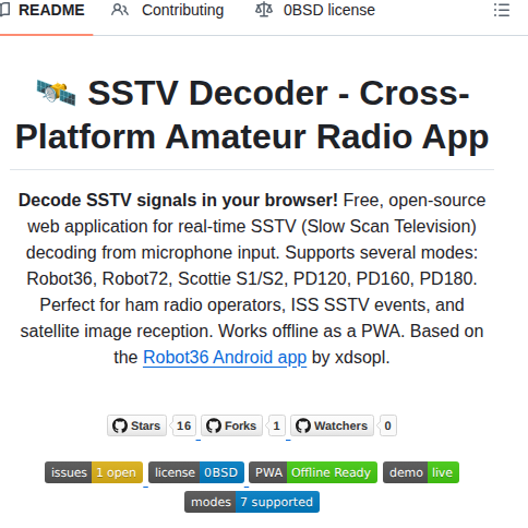 Smolgroot Sstv Decoder screenshot