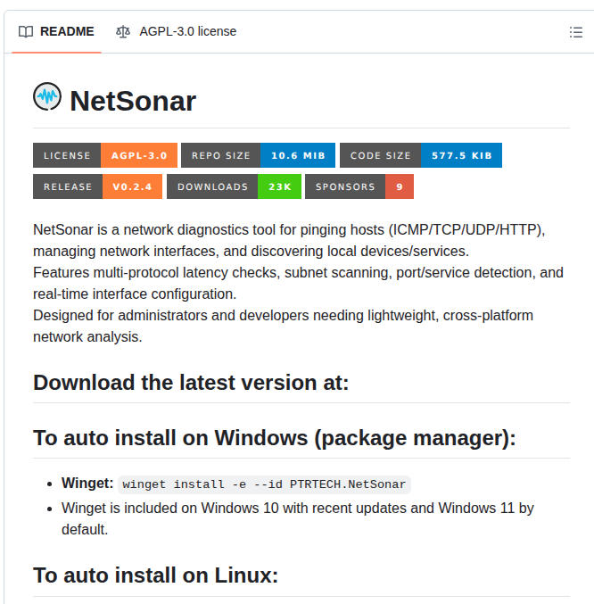 Sn4k3 Netsonar screenshot