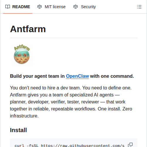 Snarktank Antfarm screenshot