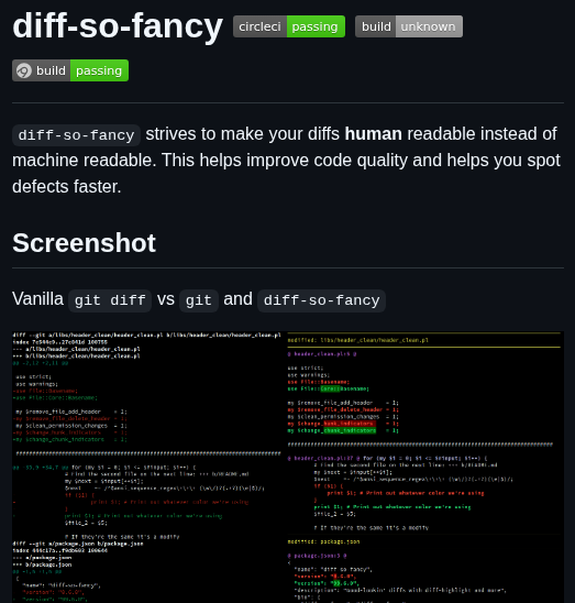 So Fancy Diff So Fancy screenshot