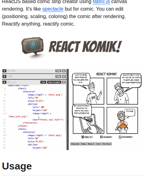 Sonnylazuardi React Komik screenshot