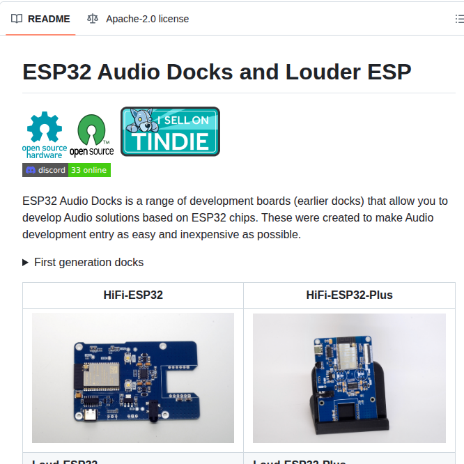 Sonocotta Esp32 Audio Dock screenshot