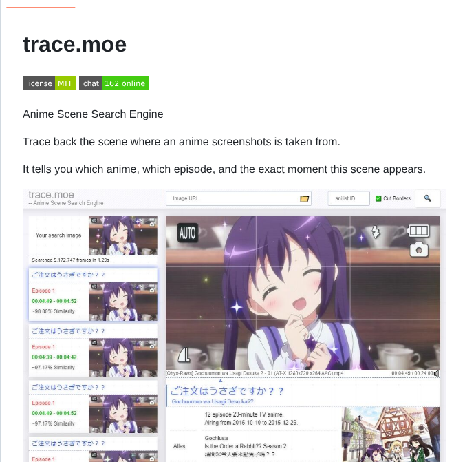 Soruly Trace.moe screenshot